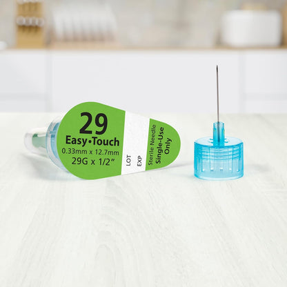 Easy Touch Insulin Pen Needles 29G, 1/2-Inch/12.7mm, Box of 100 ( FREE SHIPPING)