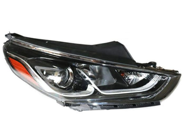 Halogen Headlight - Passenger side Fit for 2018-2019 Hyundai Sonata