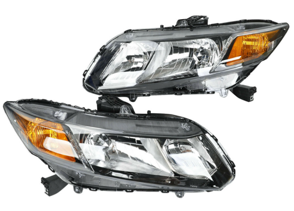 2012-2015 Honda Civic Headlights Headlamps Assembly left and right